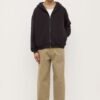 Hudson Relaxed Zip Fleece Hoodie