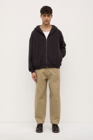 Hudson Relaxed Zip Fleece Hoodie