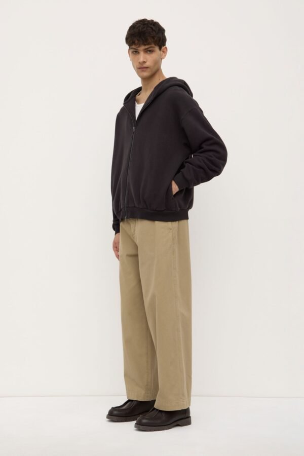 Hudson Relaxed Zip Fleece Hoodie